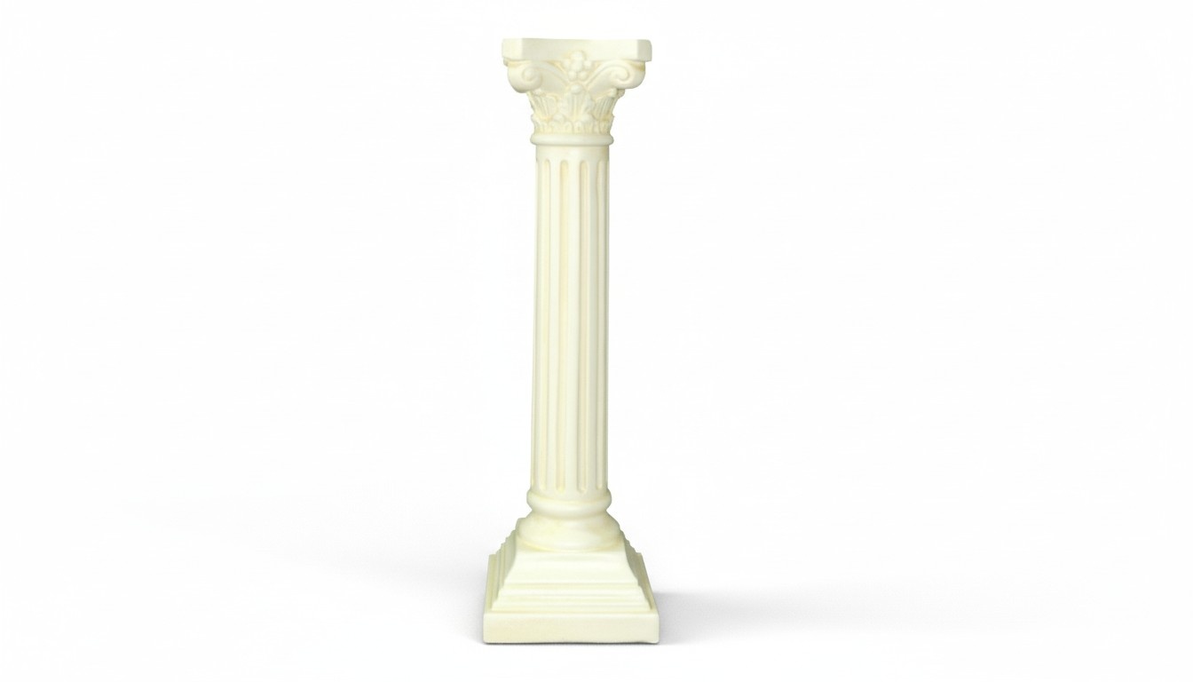 Decorative floor/flower stand in antique roman composite column style, 37 cm height, model - 1049