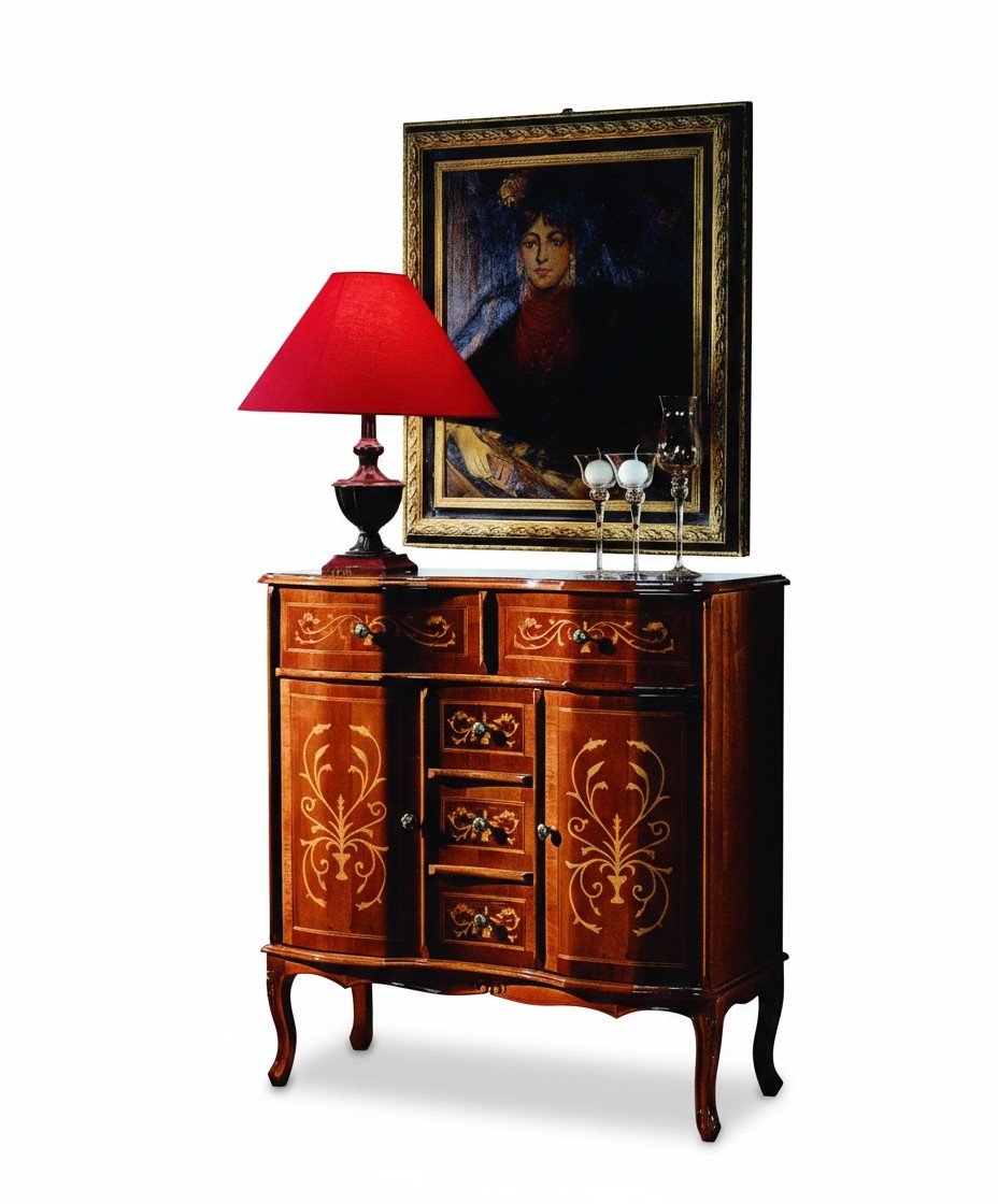 Luxury dresser Baroque chests of drawers design cabinets wood Italian furniture sideboard new