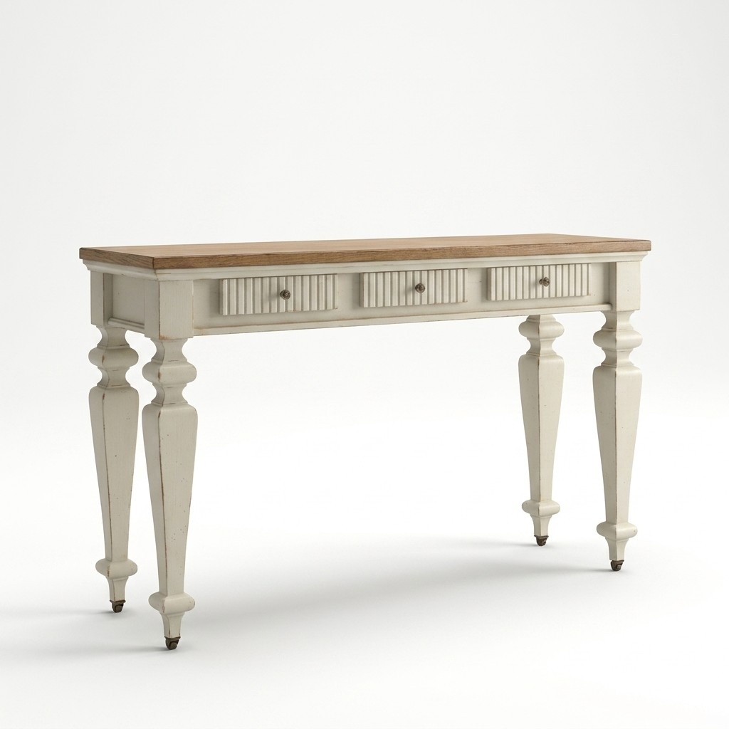Design consoles dressing table cosmetic table mirror chest of drawers hairdresser tables 2-part.