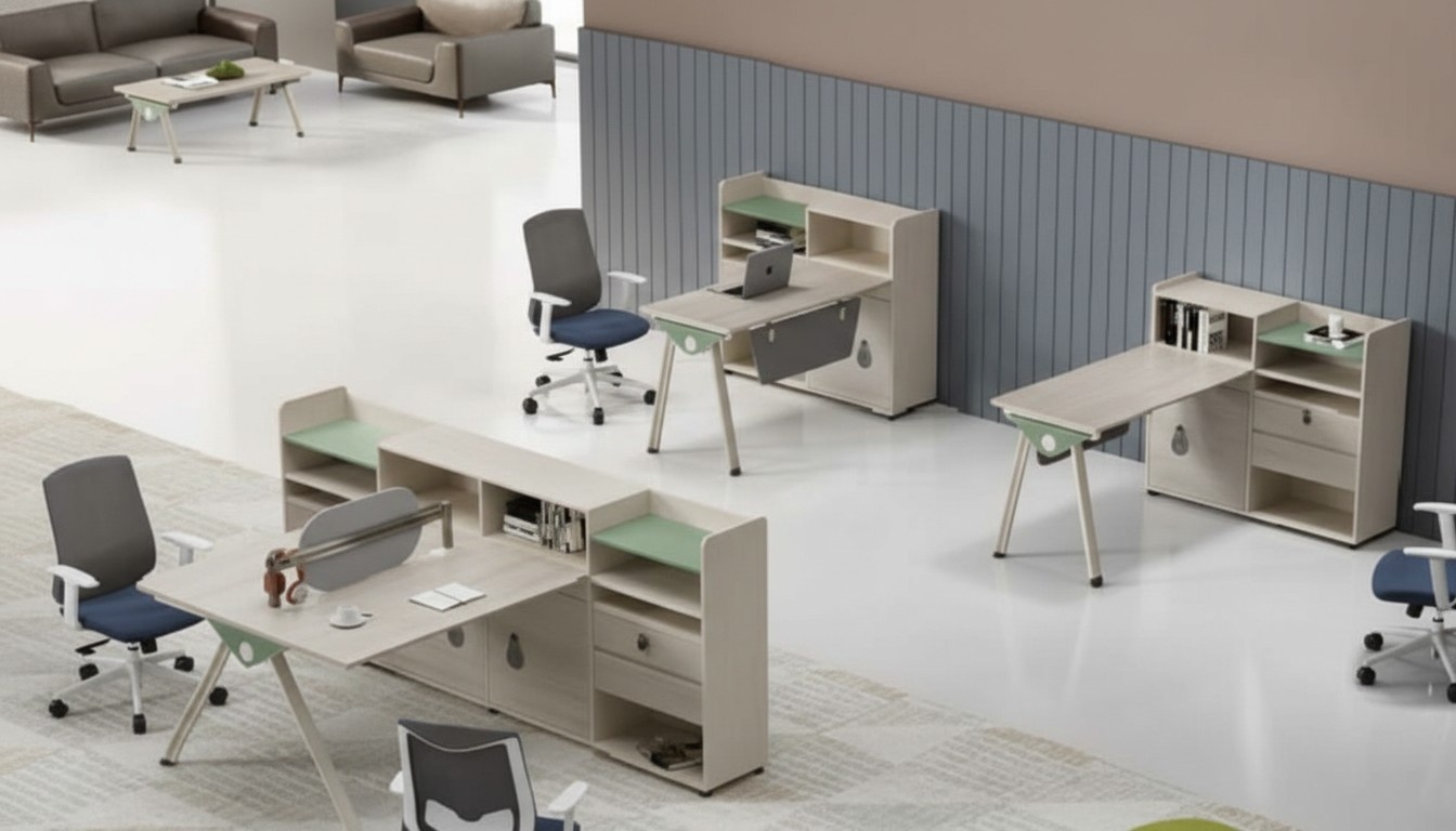 Design corner desk Office furnishings Furniture Desks Furniture