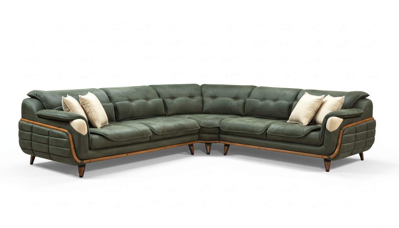 Design Corner Sofa L Shape Couch Upholstery Luxury Living Room Soft Style