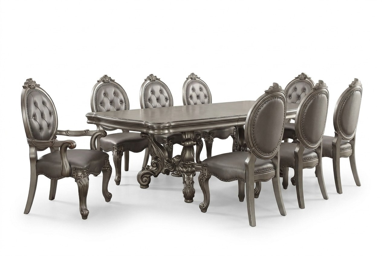 Design Dining Table Wooden Dining Room Furniture Living Room Baroque New