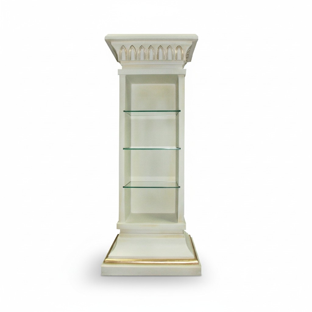 Design Display Cabinet Shelf Glass Bar Column Cabinet Showcases Shelves Cupboard Living Room