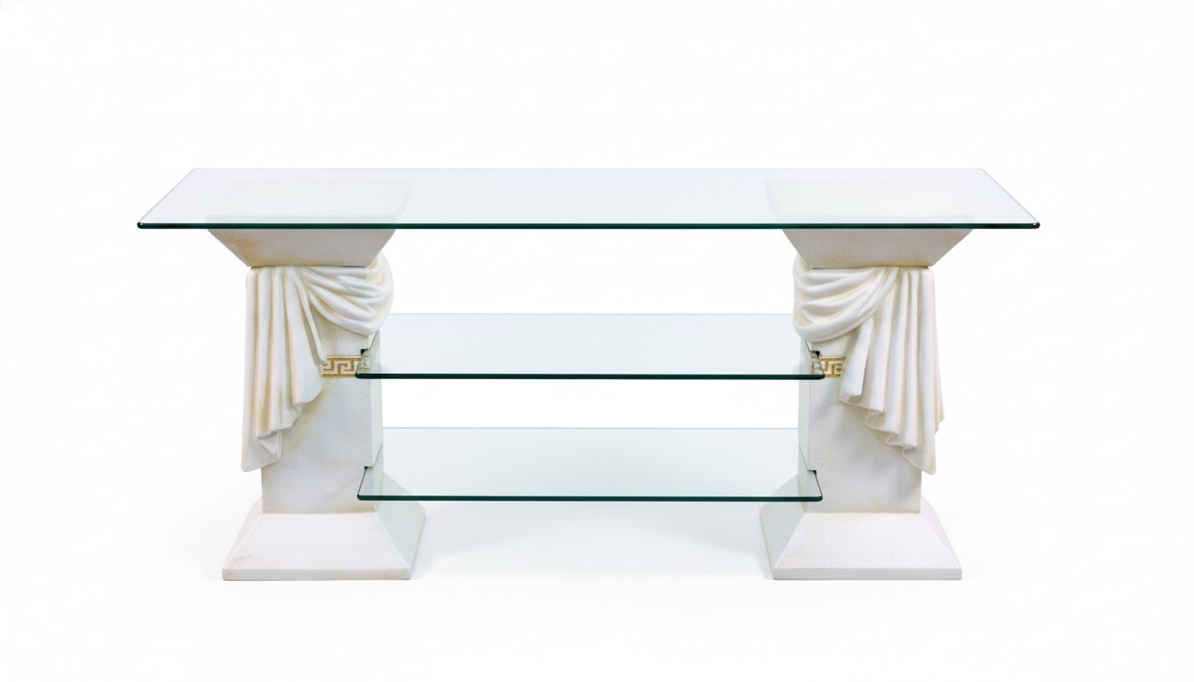 Design Display Case Shelf Glass Column Cabinet Showcases Shelves Cupboard Living Room 1861