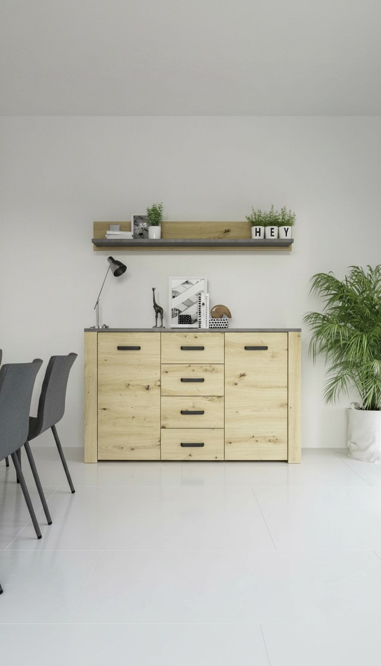 Design Chest of Drawers Furniture Sideboard Classic Living Room Wood Modern Luxury NEW