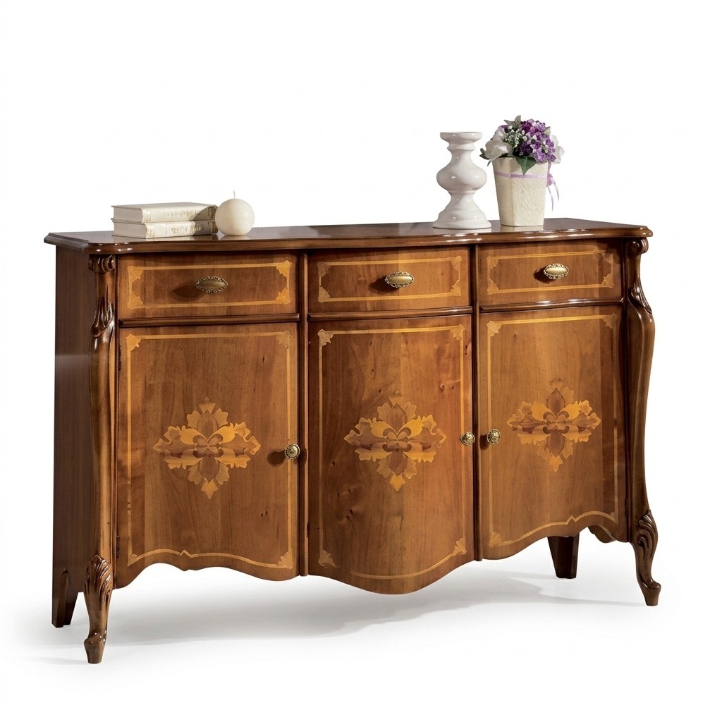 Design Chest of Drawers Luxury Wooden Sideboard Cabinet Living Room Cabinets New