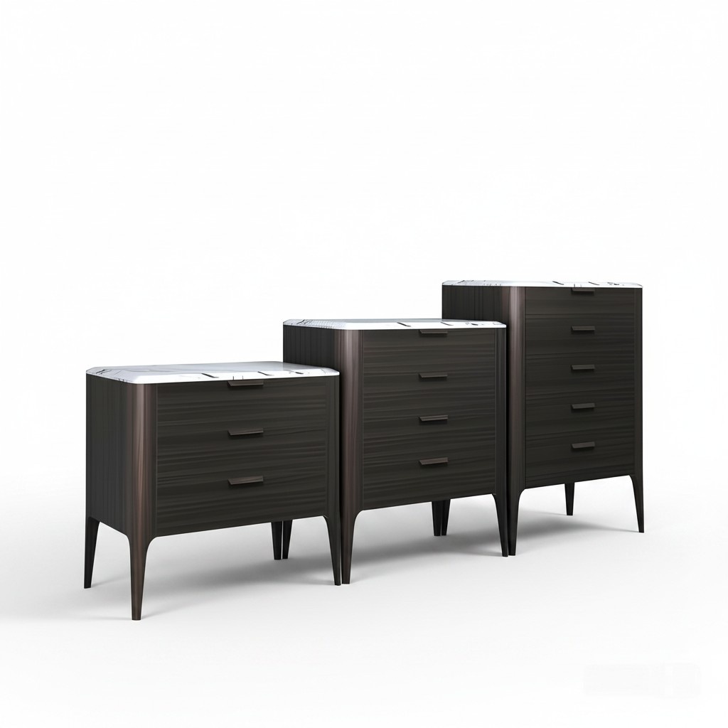 Design Dresser Side Lowboard Cabinet Shelf Luxury Living Room Abstract