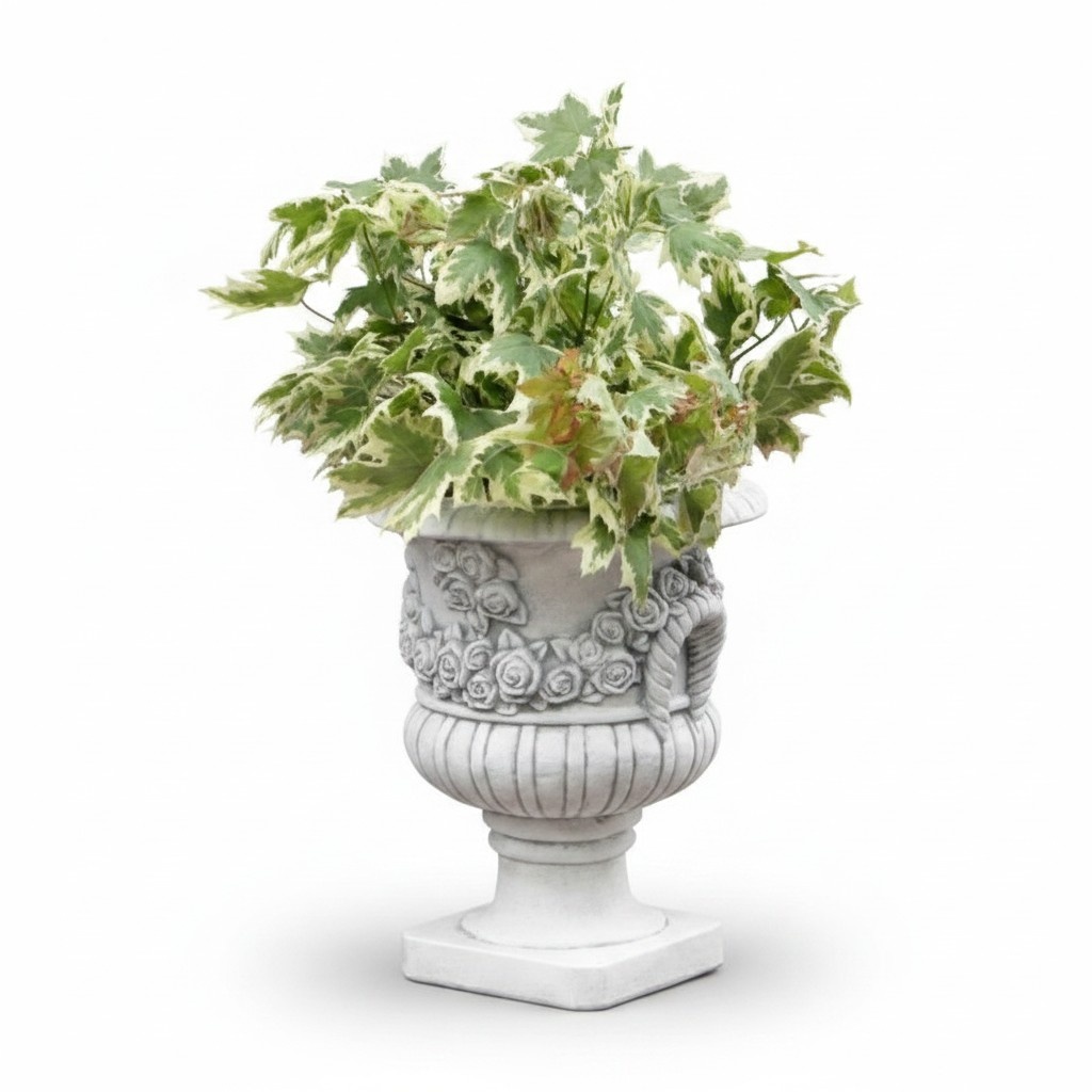Design Flower Pot Top Planter Vessel Pots Figure Face Sculpture S104059