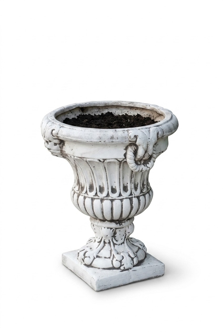 Design Flower Pot Top Planter Vessel Pots Figure Face Sculpture S104031