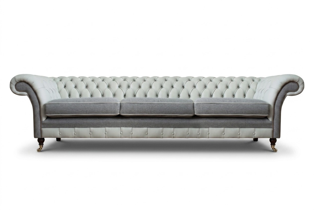 Design furniture leather sofa three-seater couch upholstered furniture living room