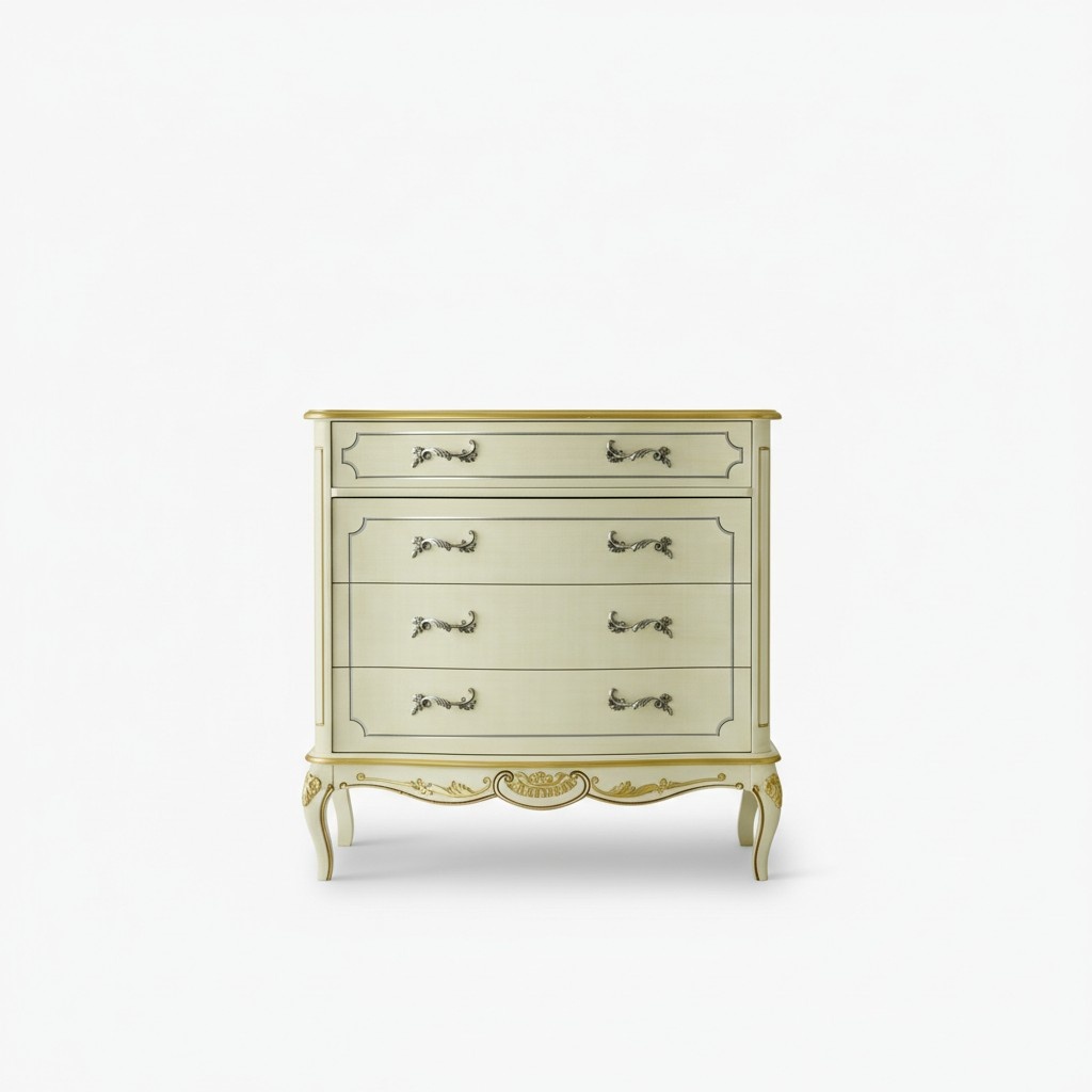 Design Cabinet Furniture Style Baroque Chest of Drawers Wood Italy Furniture Dresser Luxury Sideboard New