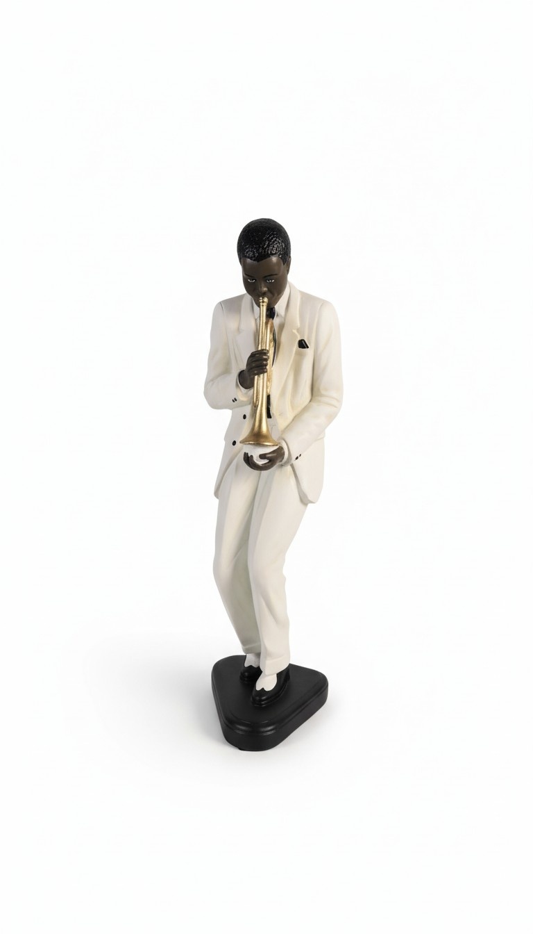 Design Jazz Music Figure Statue Sculpture Figures Sculptures Decoration Deco