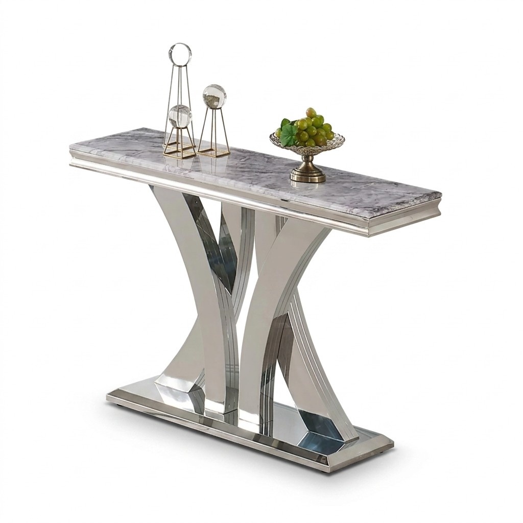 Design luxury console table stainless steel design sideboard