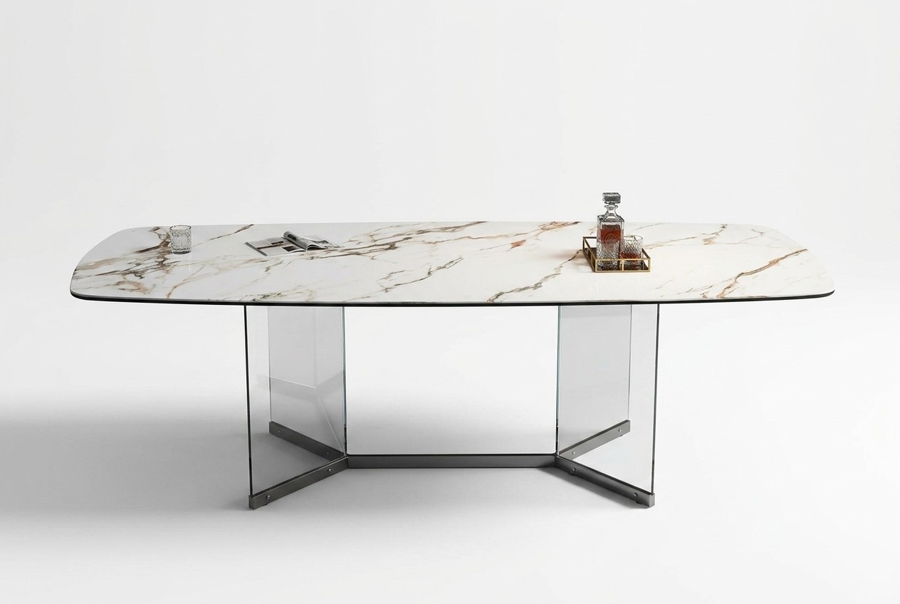 Design marble table living tables dining room stainless steel table modern dining table
