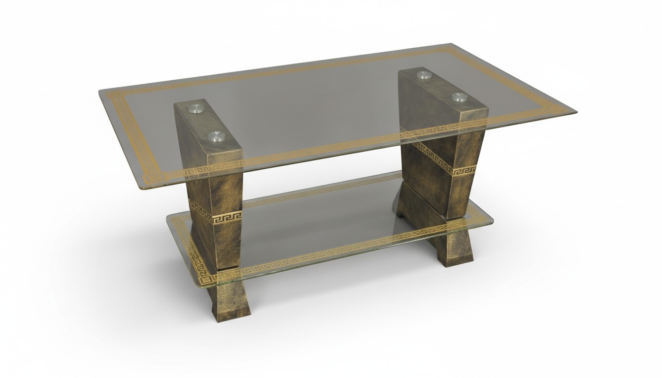 Design Medusa coffee table glass table side tables couch classic XXL new