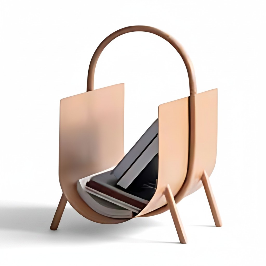 Design newspaper stand holder for brochures and newspapers.