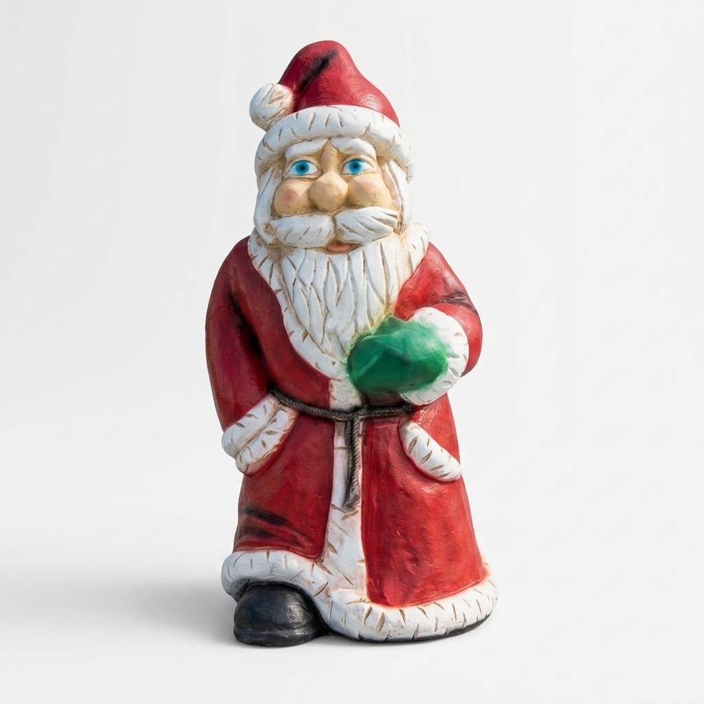 Garden decorative sculpture designed as santa-claus figure 150x75x50 cm sizes