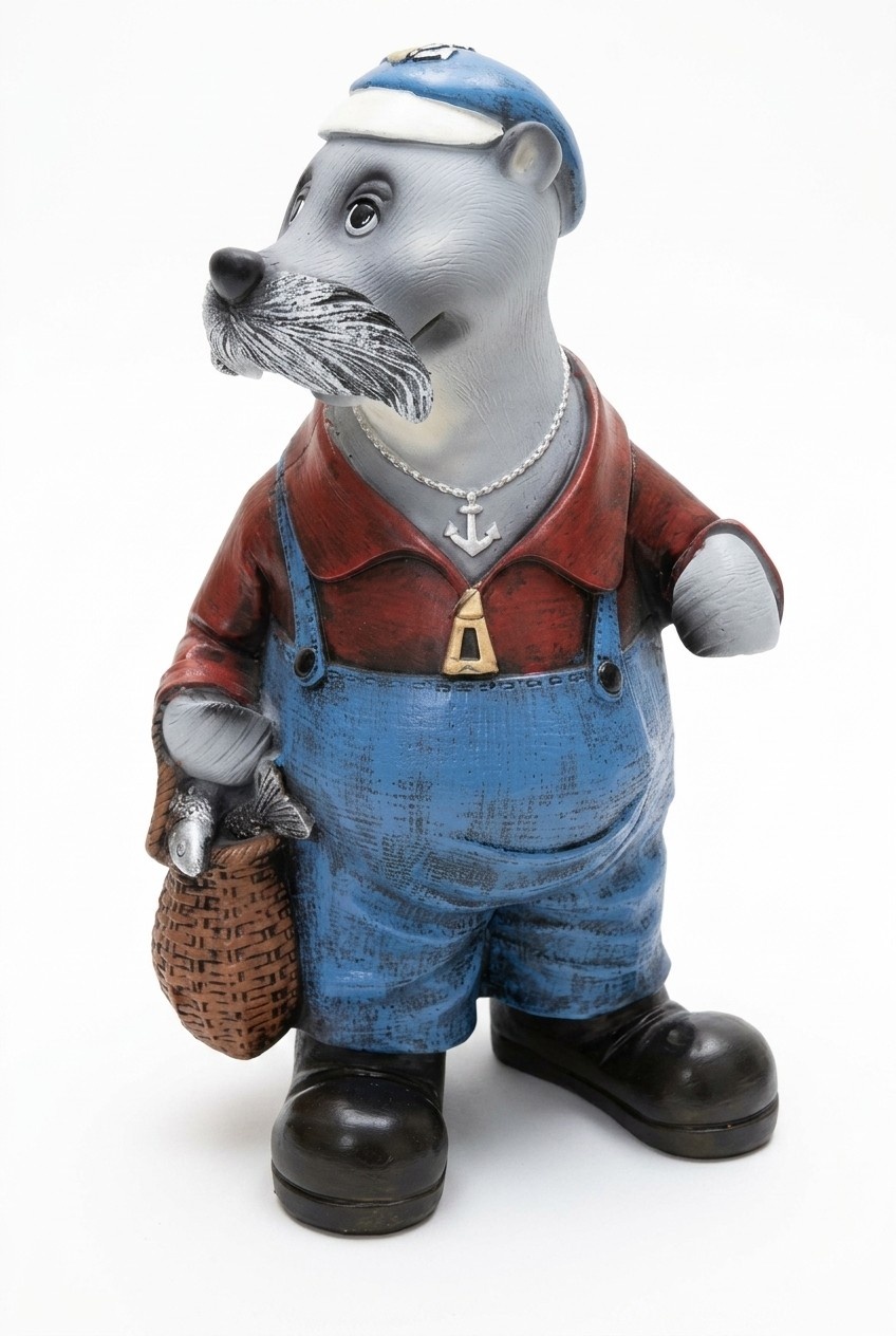 Design sea lion figure statue sculpture decorations c750