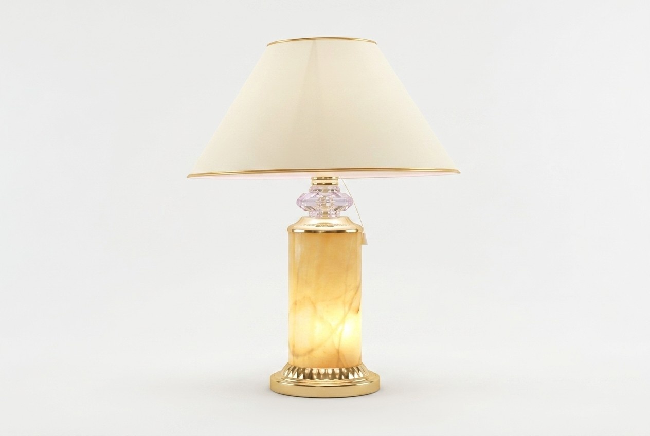 Design table lamp made of stucco/acrylic material, XXL 65cm high, model - 6902