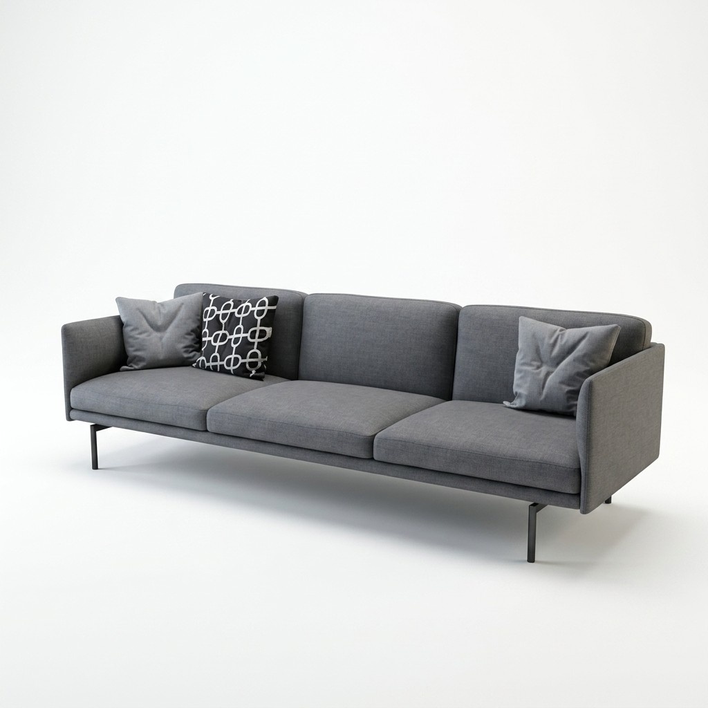 Design Sofa 3 Seater Living Room Couch Cushions Sofas Three Seater XXL