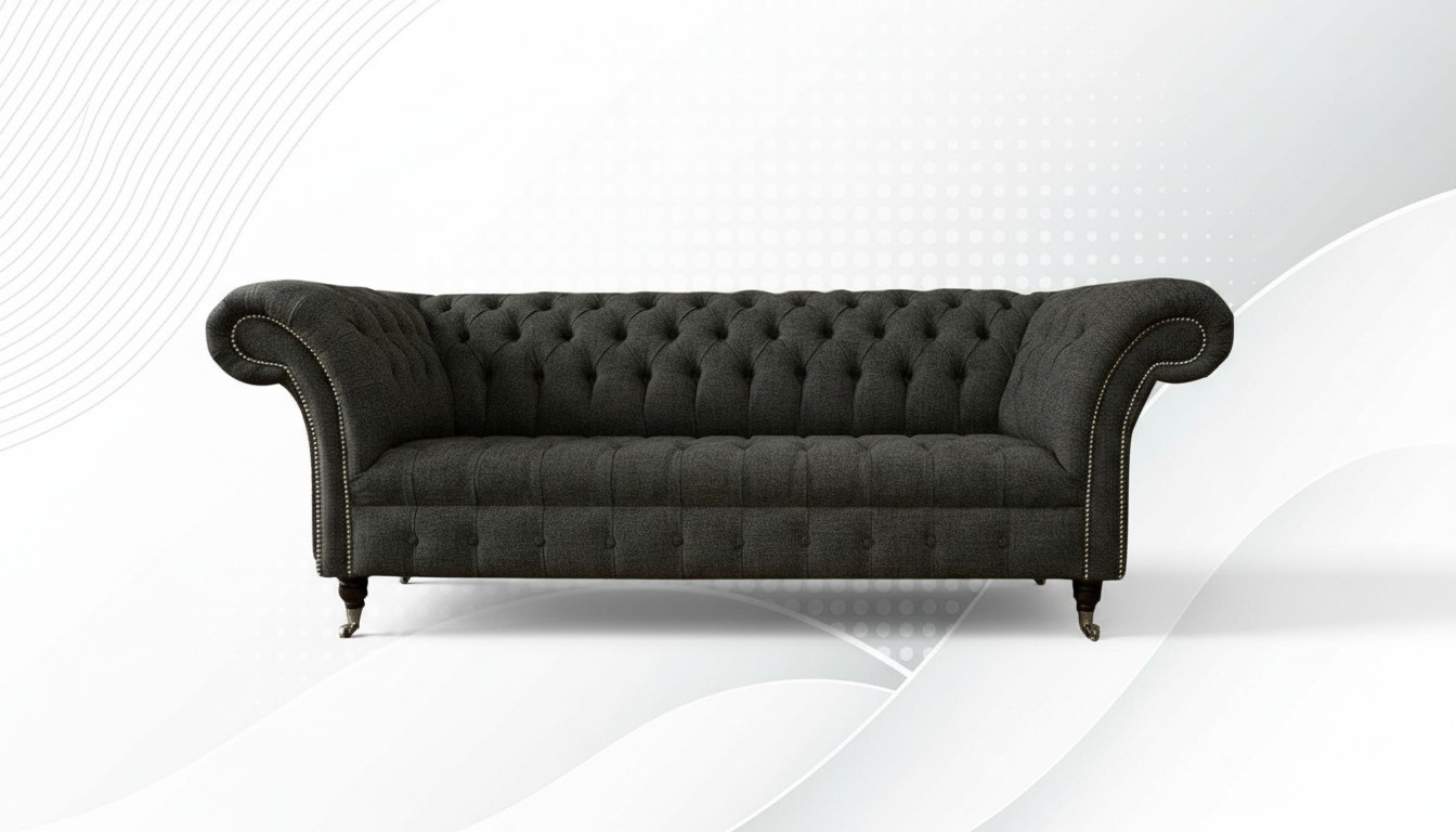 Design Sofa 3-Seater Leather Sofas Couch Upholstered Set Modern Three-Seater Furniture