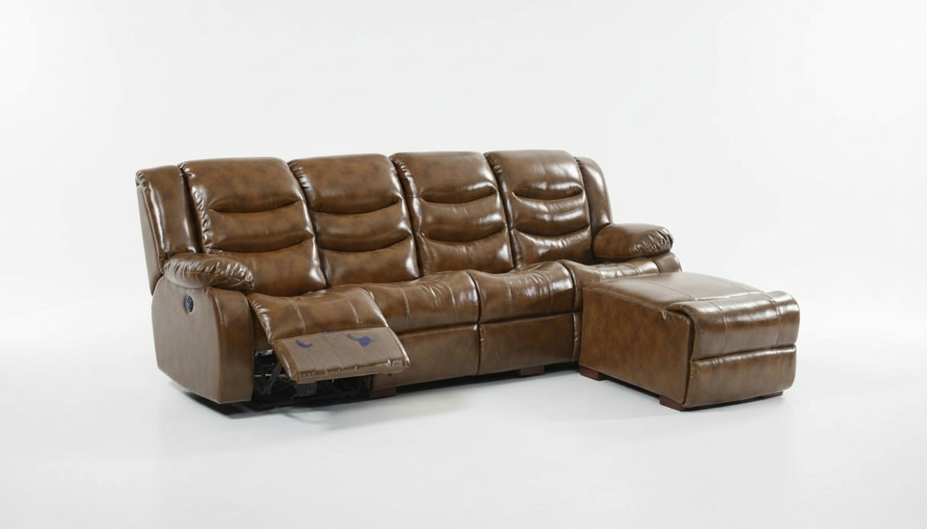 Design sofa 4 seater living room furniture luxury sofa pouffe luxury furniture