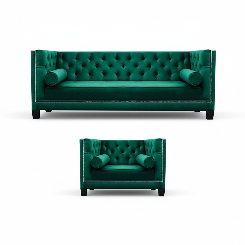 Design sofa couch three-seater living room seat armchair modern set 3+1 set