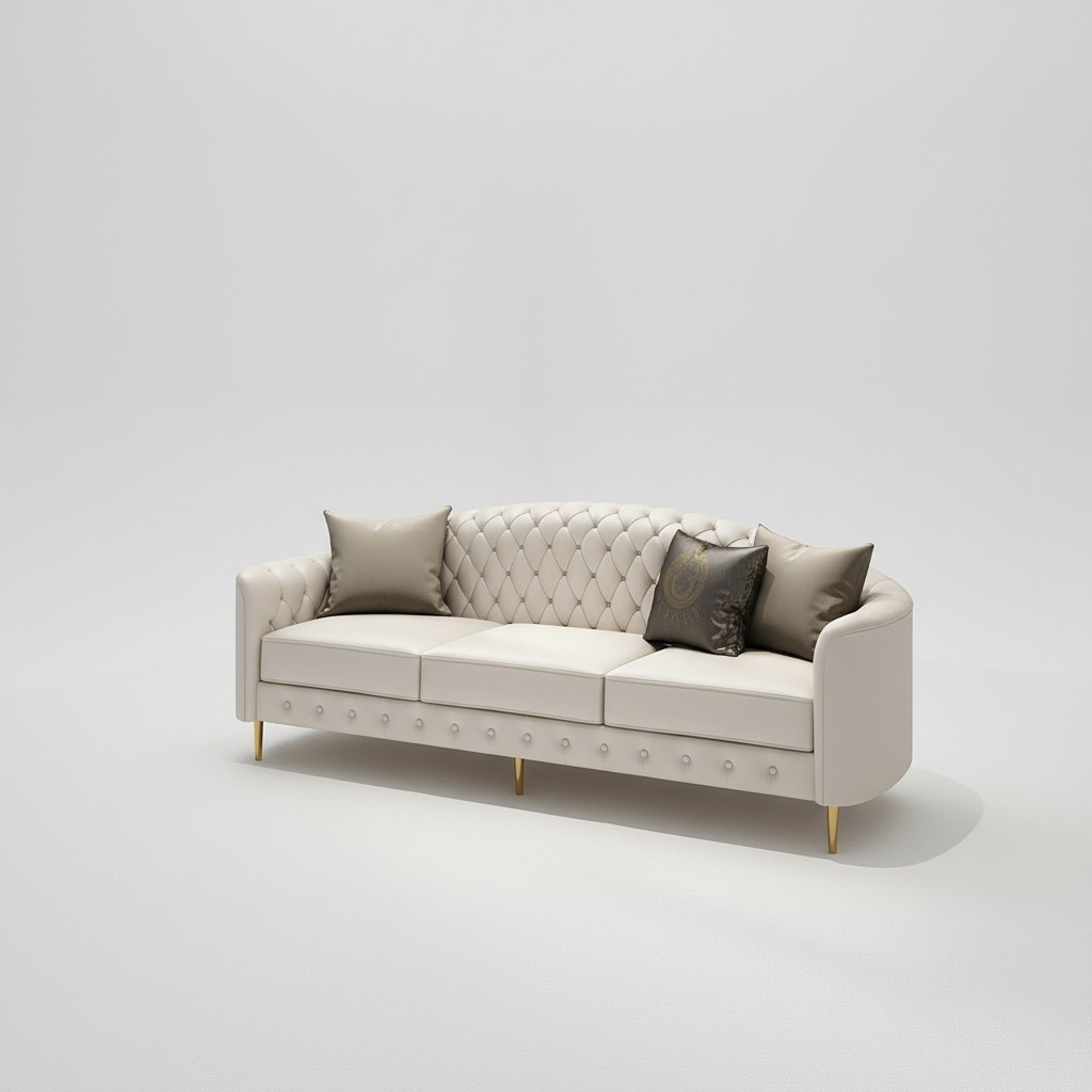 Design sofa set couch coffee table sofa 6 pieces living room set stool luxury furniture