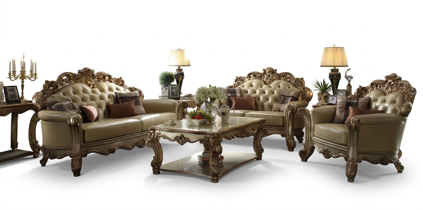 Design Sofa Set 3+2+1 Seater Set Sofa Upholstery Couches Classic Luxury New