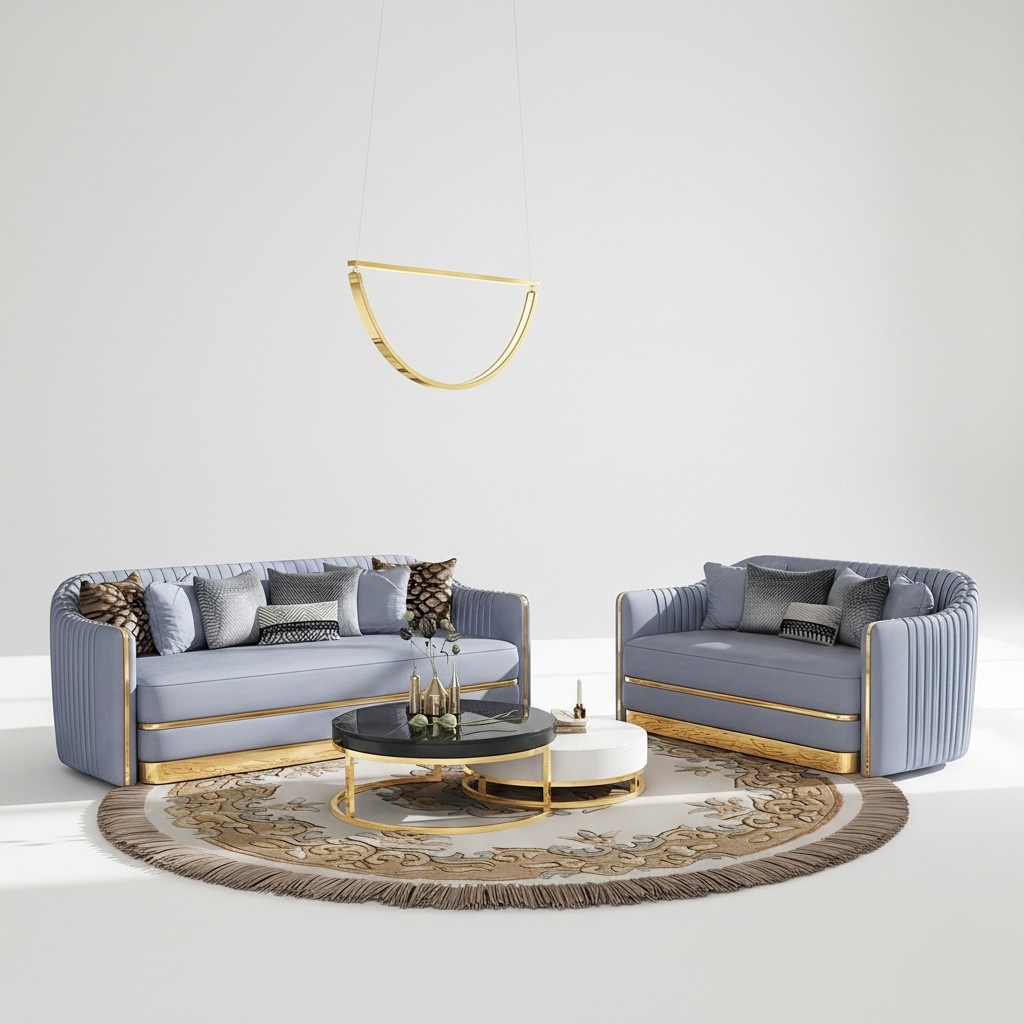Design Sofa Set Upholstery Seat Couches Sets Textile Couch Luxury Sofas