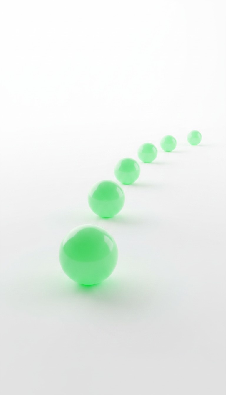 Decorative garden sculpture designed as a Ball Luminous green light 50cm
