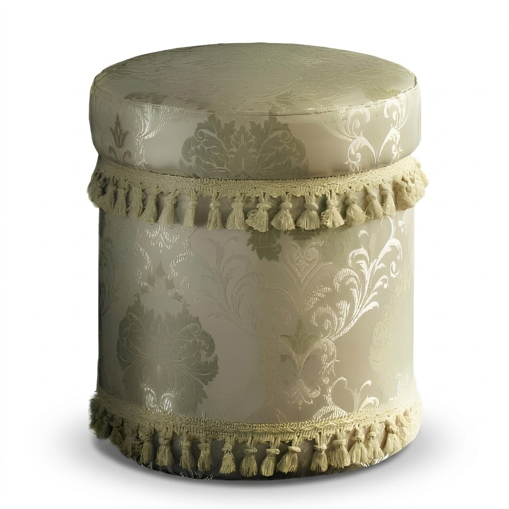 Design stool design upholstered footstool ottoman seat textile chaise lounge pufa