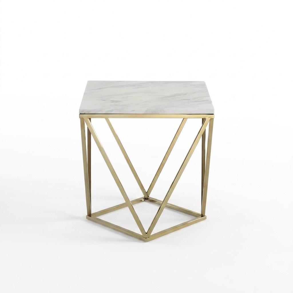 Design Table Console Side Table Metal Gloss Tables Consoles Bedroom Marble