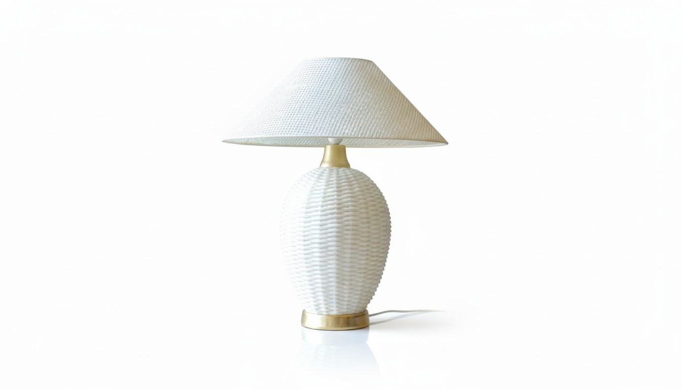 Design classic style decorative table lamp made of stucco/acrylic material, XXL 65cm