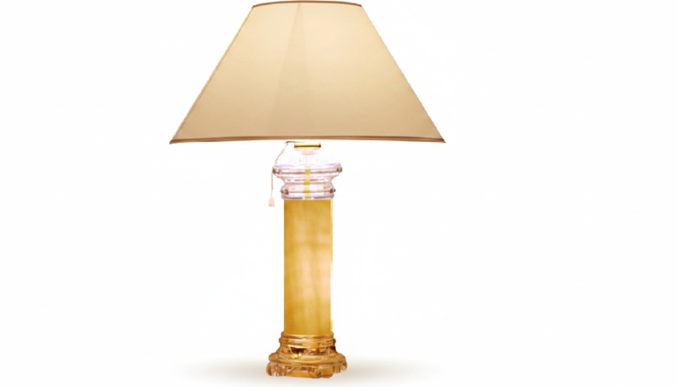 Design classic style decoration table lamp made of acrylic material, XXL 66cm high