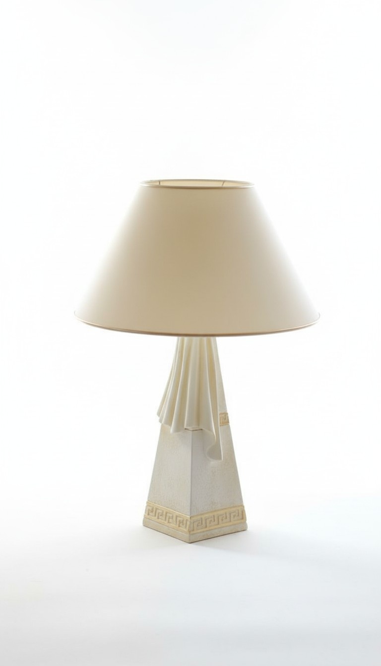 Design table lamp in antique greek column figure statue style decorative model - 6899