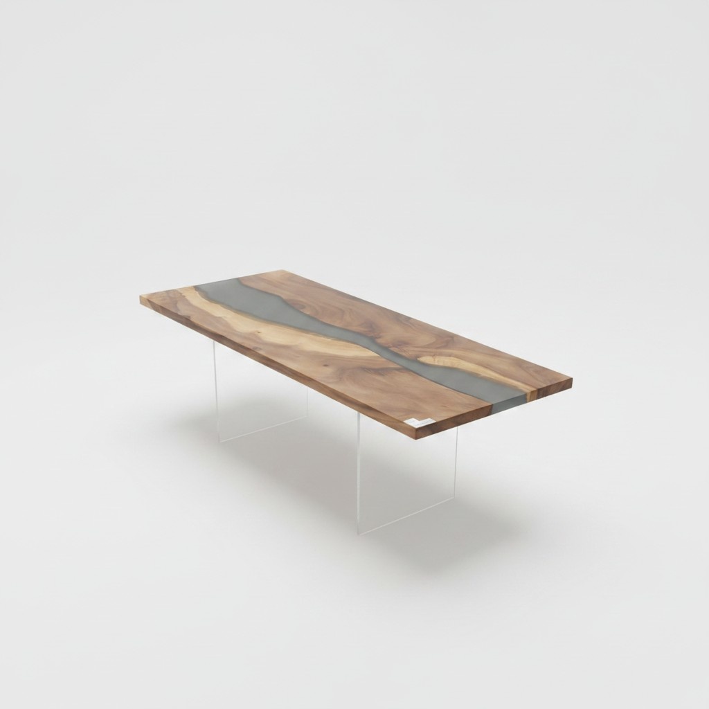 Design Table Modern Sea River Furniture Tables Dining Table Epoxy Resin