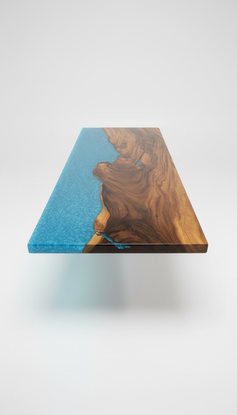 Design Table Modern Sea River Furniture Tables Dining Table Tables Epoxy Resin Ocean
