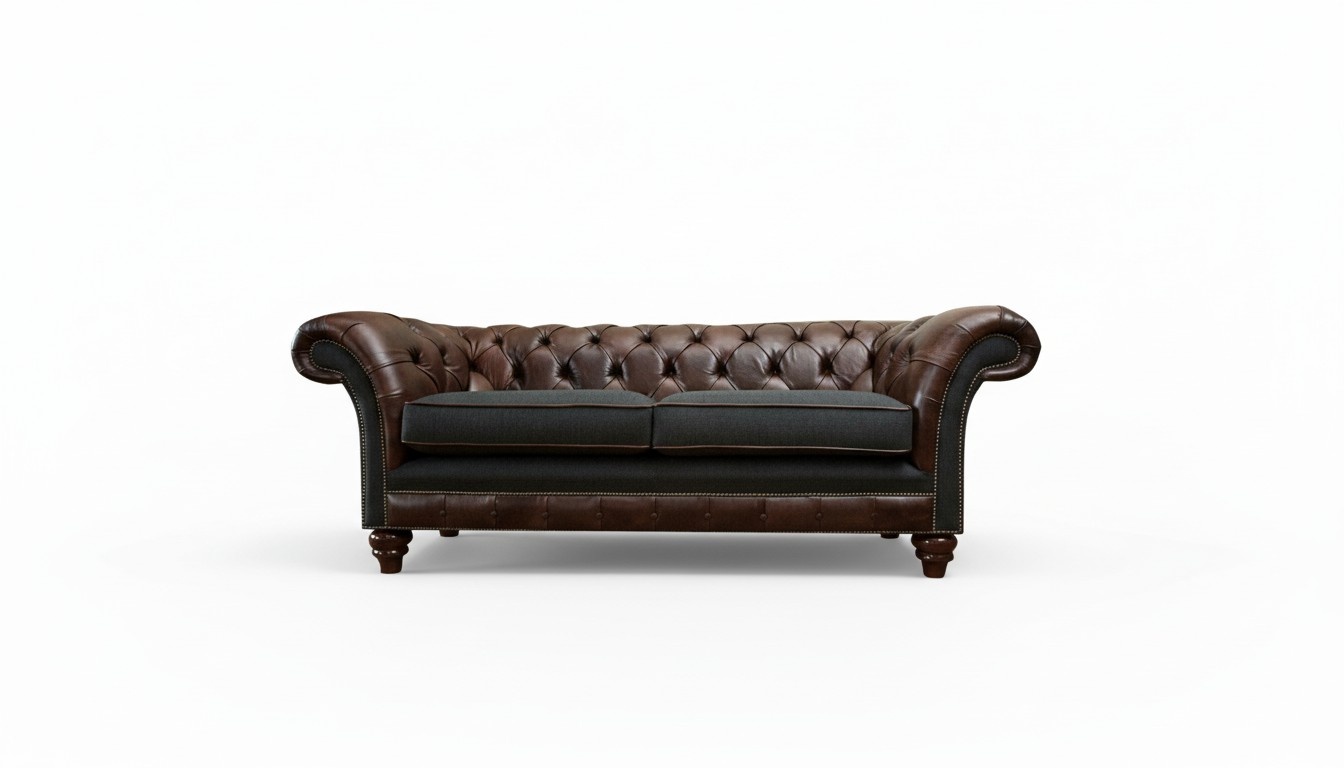 Design cushion seat couch 3-seater set sofa sofas couches Chesterfield new