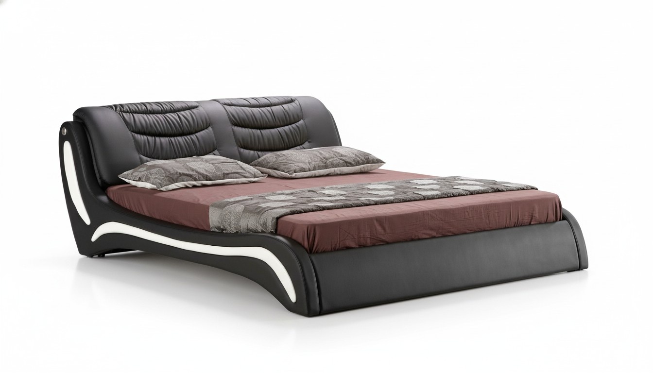 Designer Bed Bedroom Beds Leather Hotel Luxury Upholstery Italian Furniture