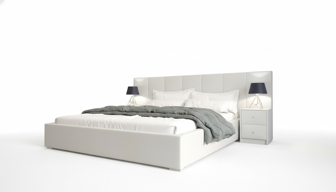 Designer bed bedroom beds textile fabric hotel luxury upholstered seating fabric
