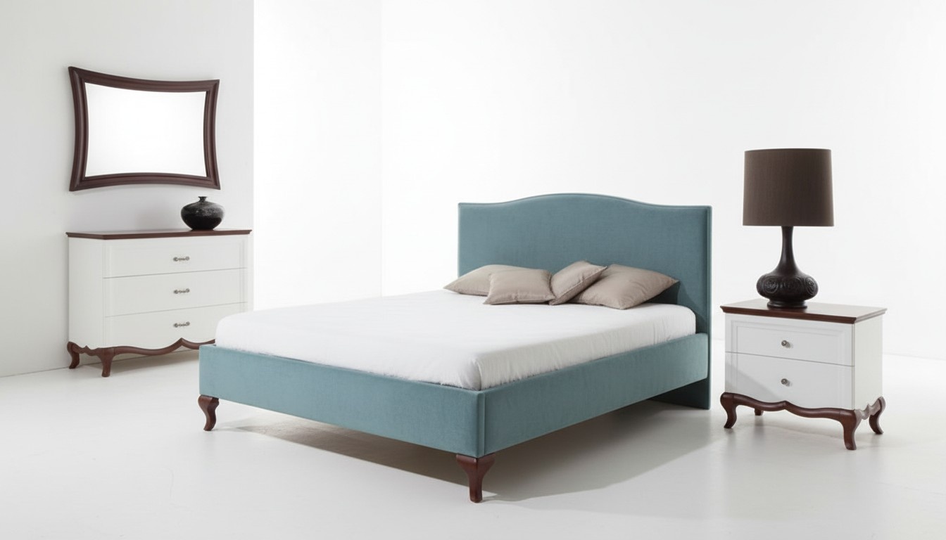 Designer Bett Betten Ehebett Doppelbett Polsterbett Lederbett - Model CL-2 translates to "Designer Bed Beds Marriage Bed Double Bed Upholstered Bed Leather Bed - Model CL-2."