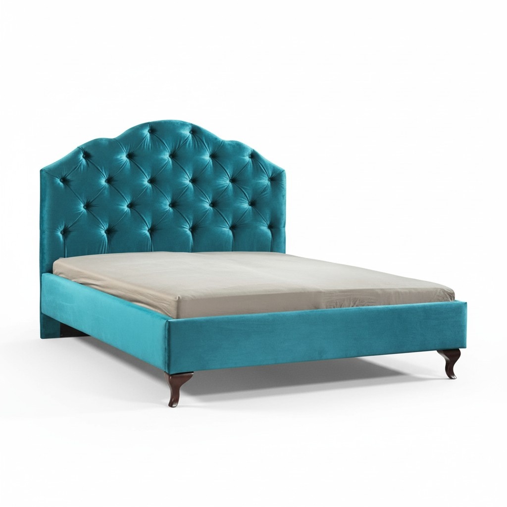 Designer Bett Betten Ehebett Doppelbett Polsterbett Lederbett - Model CL-4 translates to "Designer Bed Beds Double Bed Upholstered Bed Leather Bed - Model CL-4."