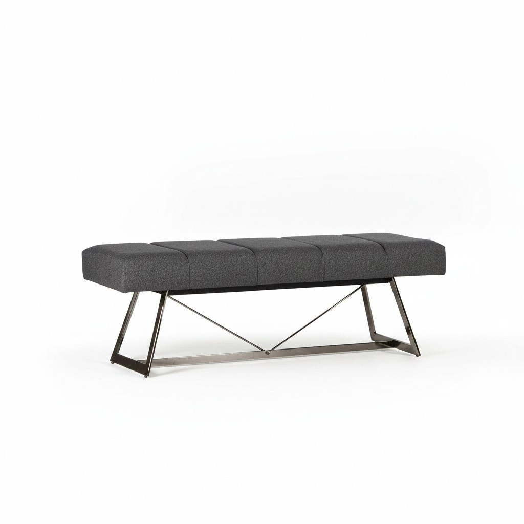 Designer Bench Upholstered Bench Modern Stool Seating Furniture Benches Fabric New Furniture