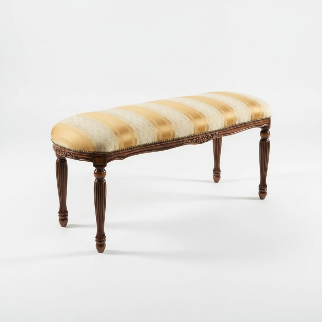 Designer bench upholstered bench seating furniture Classic bench benches furniture