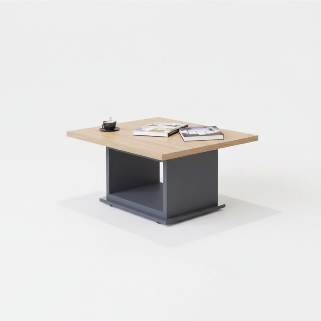 Designer Brown Coffee Table Wooden Side Table Living Room Furniture New