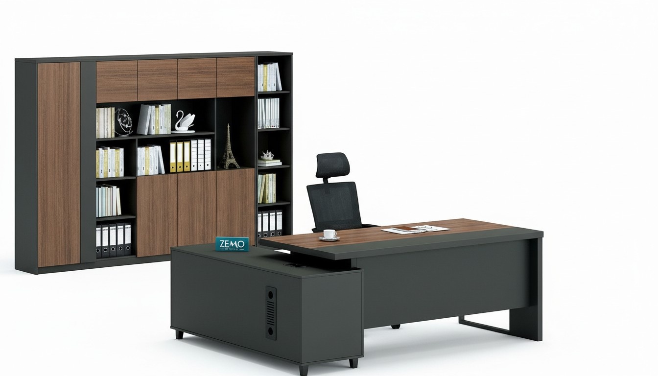 Designer wall unit shelves living room cabinet system office furniture shelf wood