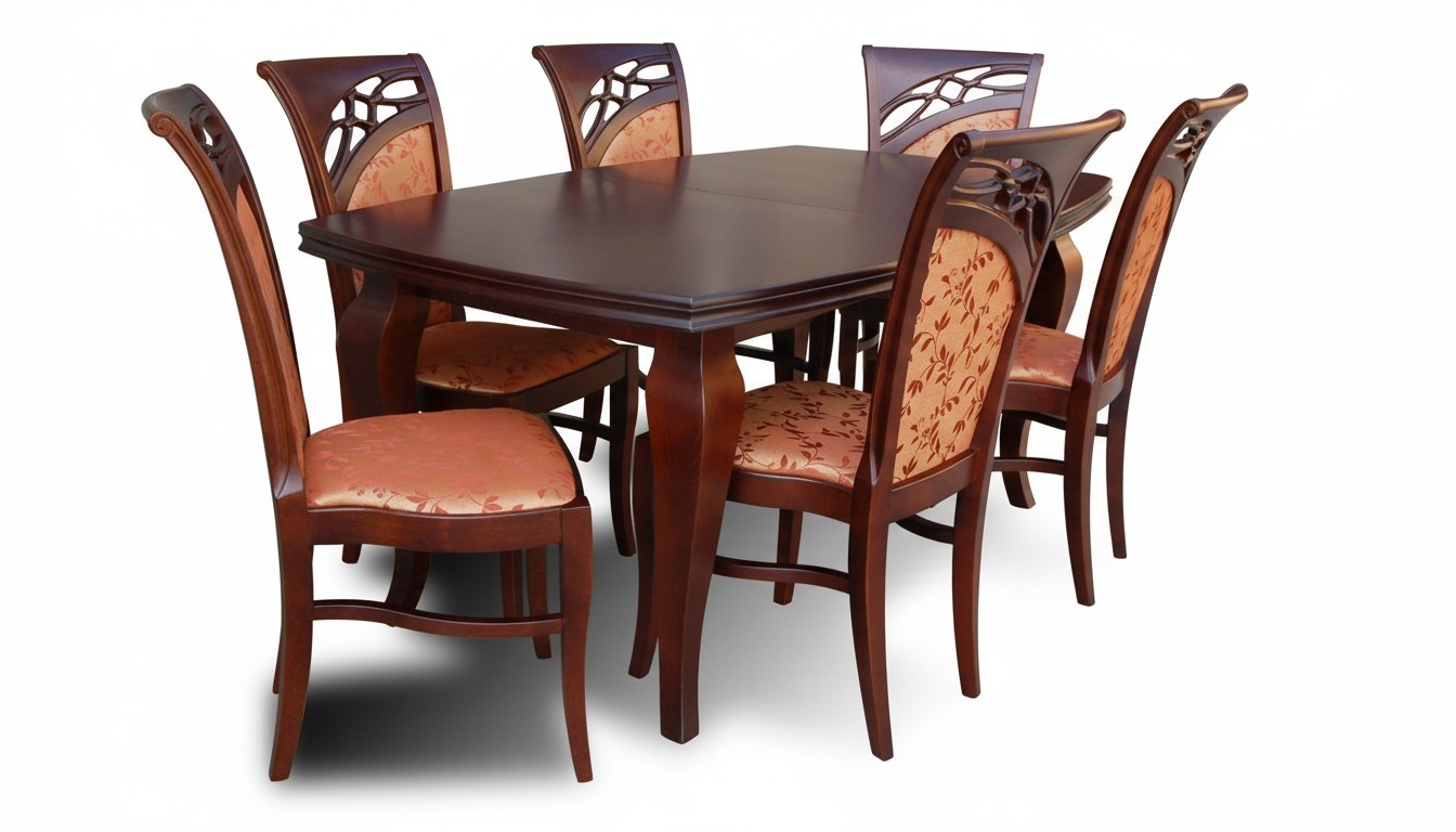 Designer Chairs Table Set Sets Complete Living Room Dining Room S23-K51 New