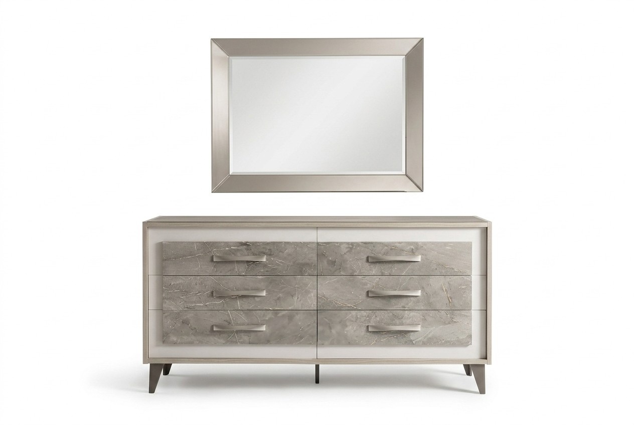 Designer Dresser Sideboard Side Low Board Cabinet Living Room Shelf Luxury Metal
