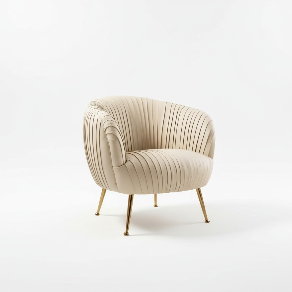 Designer Club Lounge Chair Relax Hotel Chair Set Garniture Group Luxury Beige